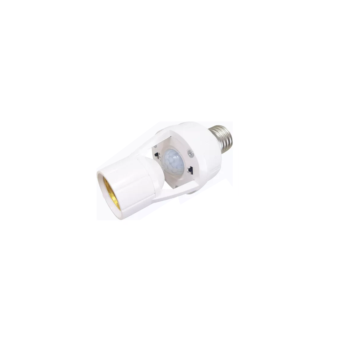 Porta Lámpara Sensor De Movimiento 360° Grados Infrarrojo Eo Safe Imports Esi-14822 Blanco