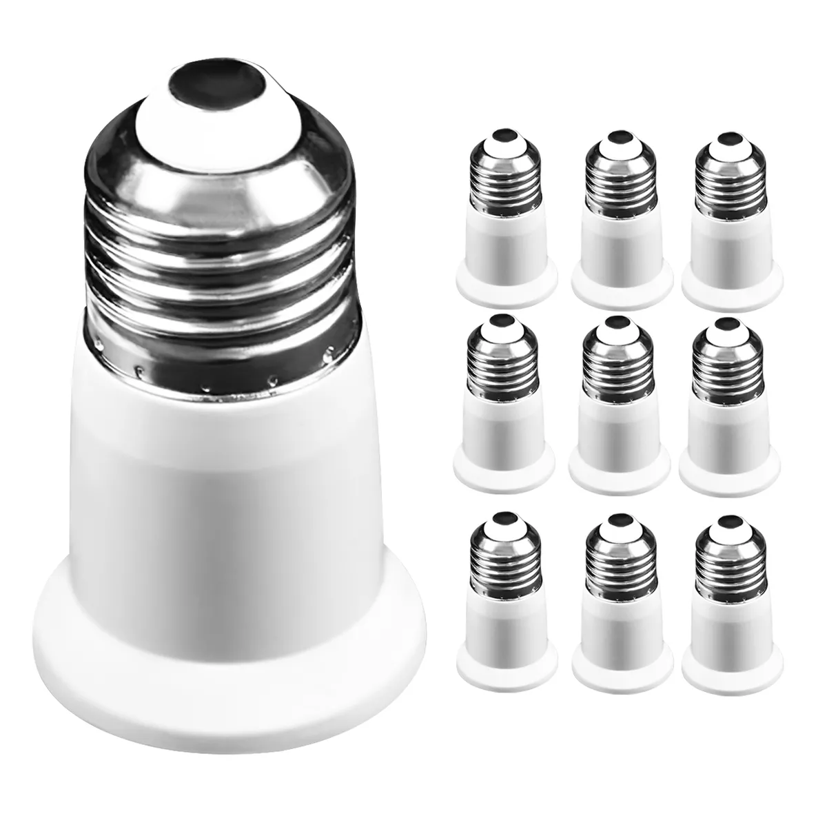 Extensión Socket para Lámpara Eo Safe Imports ESI-17721 Blanco 10 Piezas