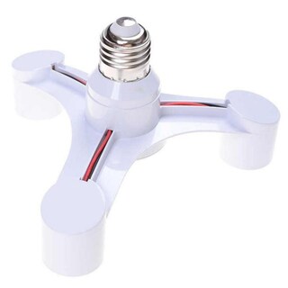 Foto 1 | Zócalo O Adaptador 3 En 1 Ventdepot 15 Piezas Mxdee-007blanco