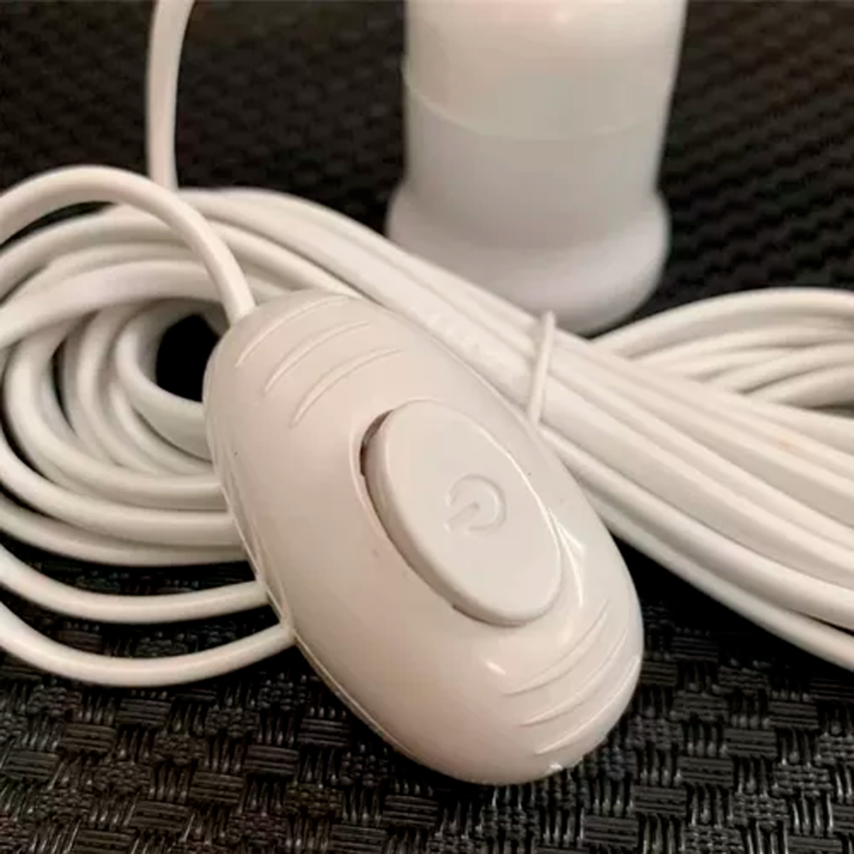 Foto 5 | Extensión Eléctrica Con Socket Para Foco De 2.5 Metros, Portalámpara Color Blanco