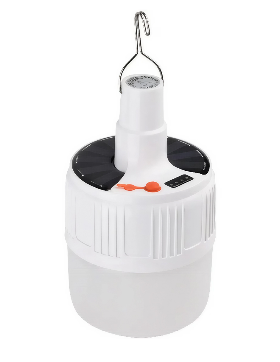 Set 3 Focos Led Solares Emergencia 45w Recargables Usb Luz Fría 8000k