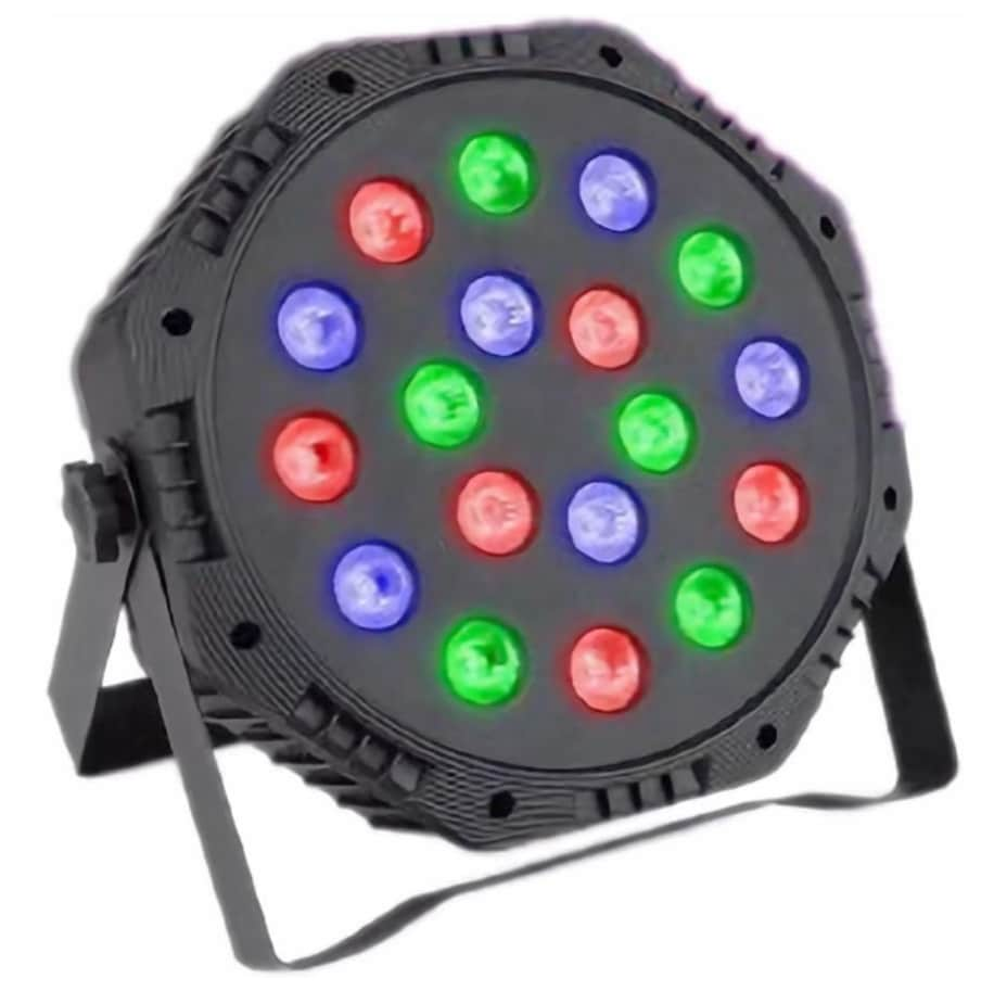 Cañón LED MASTER ELECTRONICOS ML-PAR18 18 Luces Audio Rítmico Multicolor $699