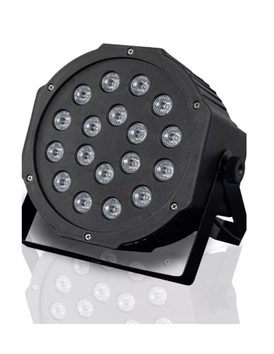 Foto 3 pulgar | Cañón LED MASTER ELECTRONICOS ML-PAR18 18 Luces Audio Rítmico Multicolor