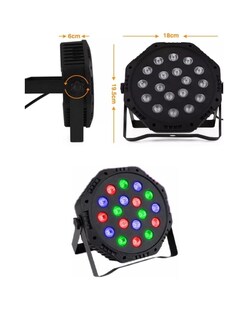 Foto 4 | Cañón LED MASTER ELECTRONICOS ML-PAR18 18 Luces Audio Rítmico Multicolor