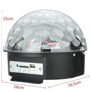 Foto 2 | Disco De Bola Rhythmic Party Lights Con Fuente De Luz Led Mágica - Venta Internacional.