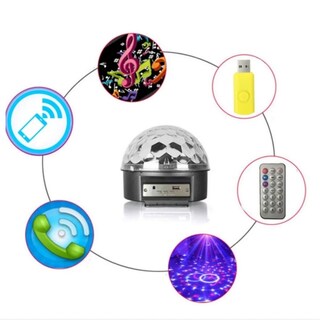 Foto 3 | Disco De Bola Rhythmic Party Lights Con Fuente De Luz Led Mágica - Venta Internacional.