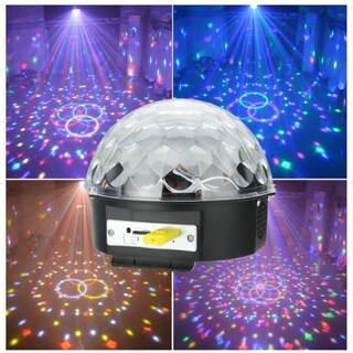 Foto 4 | Disco De Bola Rhythmic Party Lights Con Fuente De Luz Led Mágica - Venta Internacional.