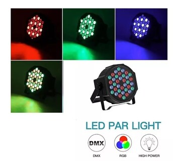 Foto 2 | Luces Led Rgb Dmx Para Fiestas, 36 W, 220 V - Venta Internacional.