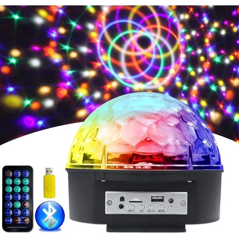 Foto 2 pulgar | Bola De Disco Rítmica Con Luces De Fiesta Bluetooth - Venta Internacional.
