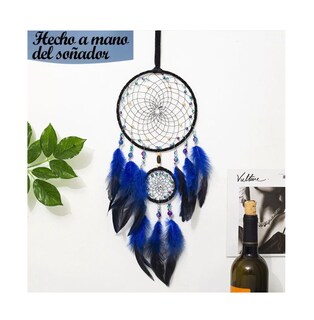 Foto 3 | Atrapasueños Retro Con Luces Para Decoración Azul