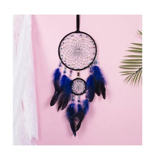 Foto 4 | Atrapasueños Retro Con Luces Para Decoración Azul