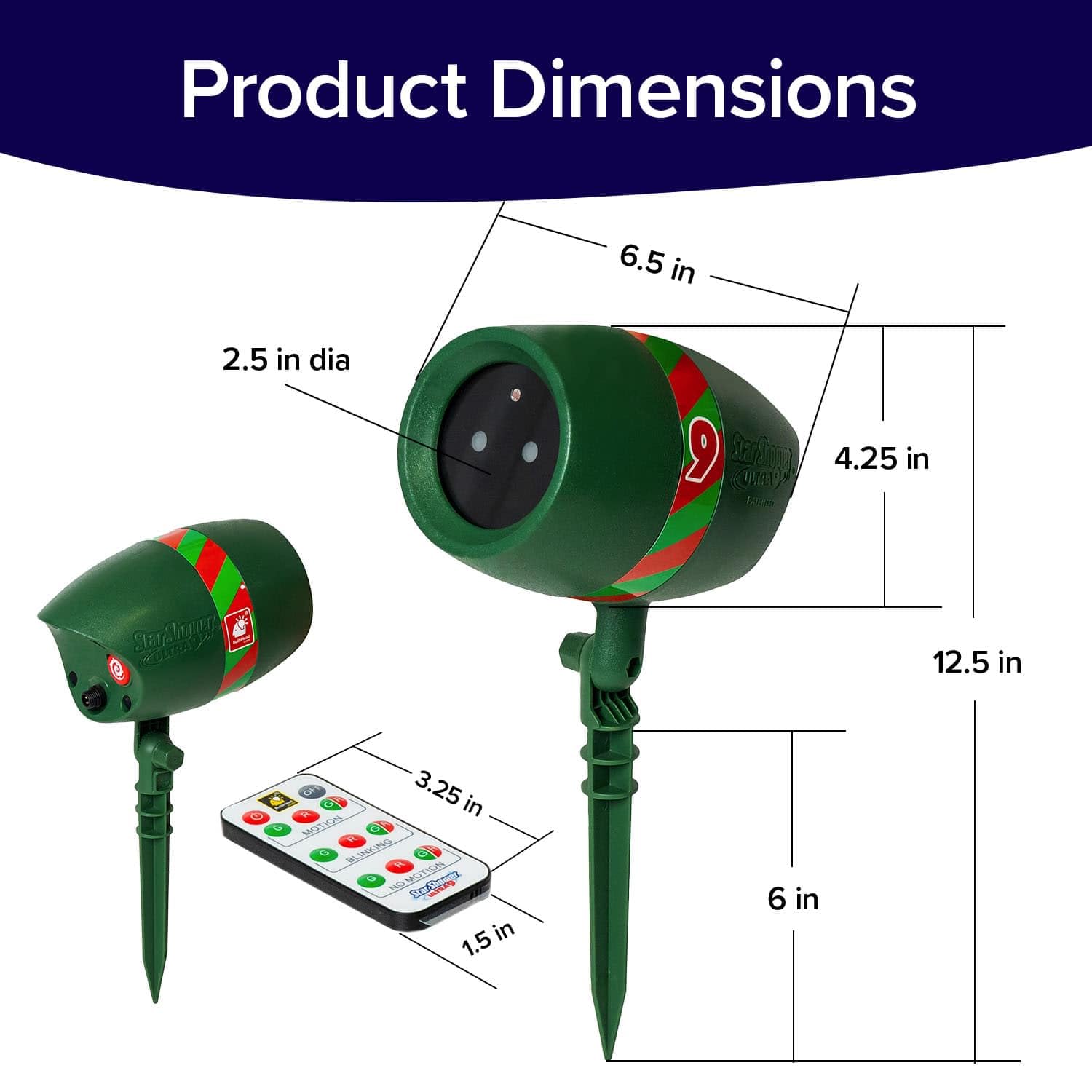 Foto 5 pulgar | Proyector Láser Navideño Star Shower Ultra 9 Para Exteriores, Paquete De 2 - Venta Internacional.