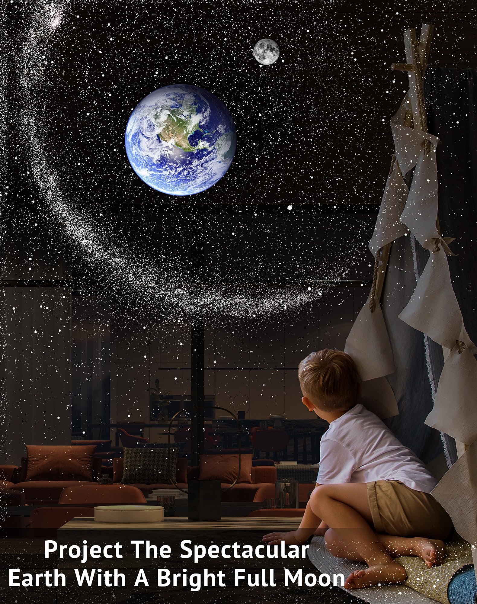 Foto 5 | Proyector Planetario Doméstico Laview Galaxy/star Con Un Área De 130 Pies Cuadrados - Venta Internacional.