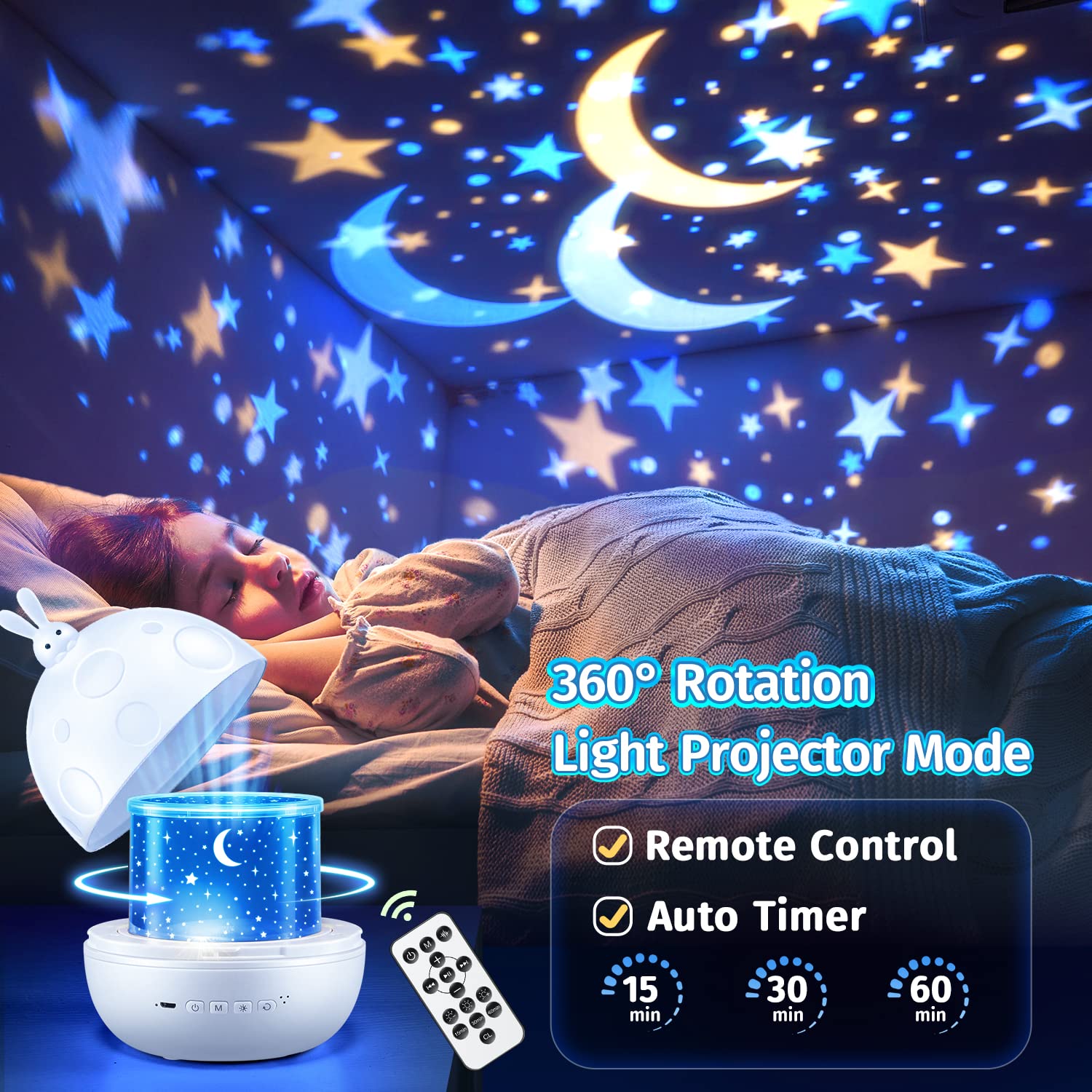 Foto 5 pulgar | Proyector De Luz Nocturna One Fire +15 Filma Música Bluetooth - Venta Internacional.