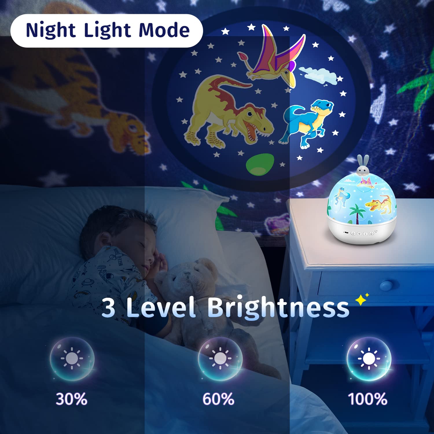 Foto 5 | Proyector De Luz Nocturna One Fire +15 Filma Música Bluetooth - Venta Internacional.