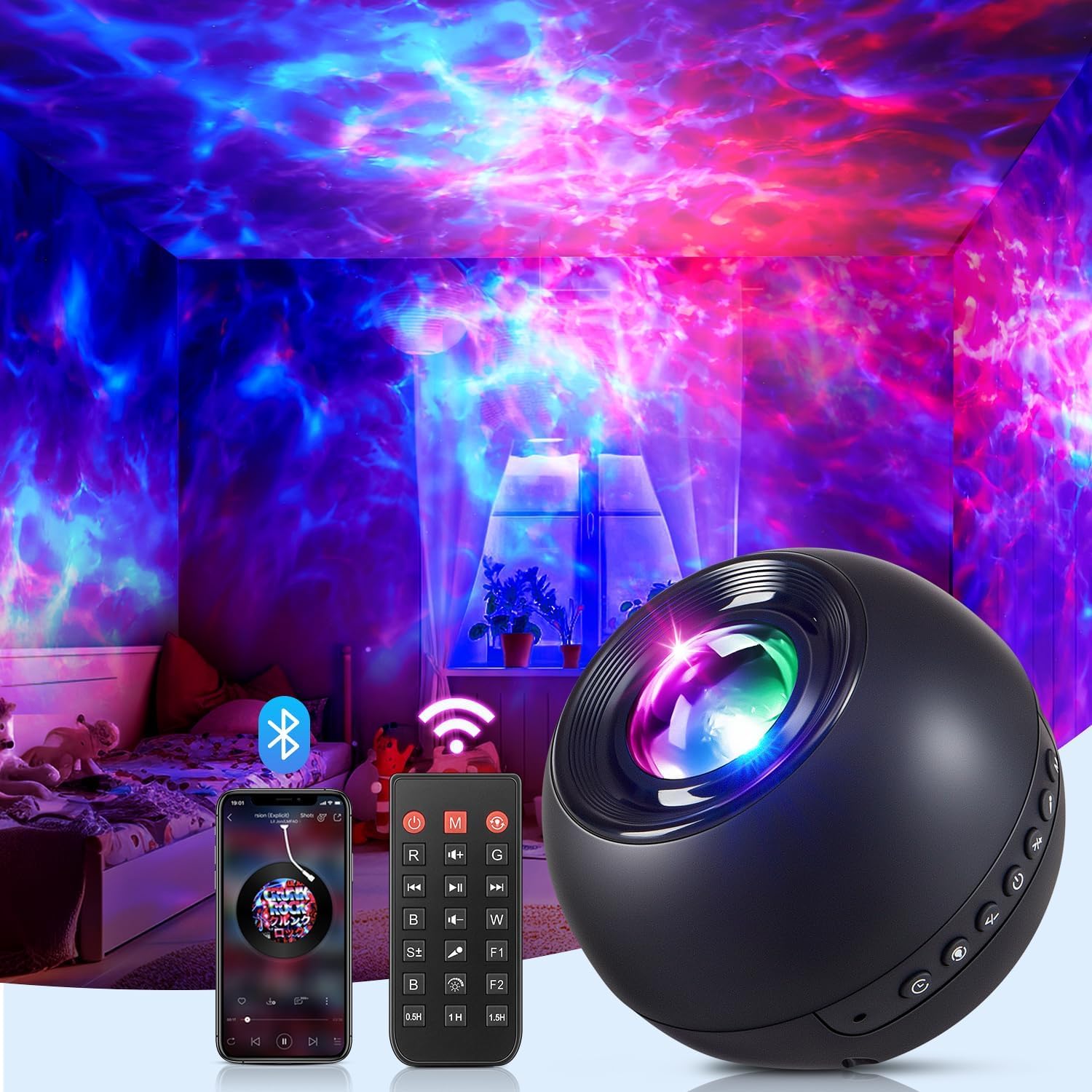Foto 1 | Proyector De Luz Nocturna One Fire Upgrade Star Con Bluetooth - Venta Internacional.