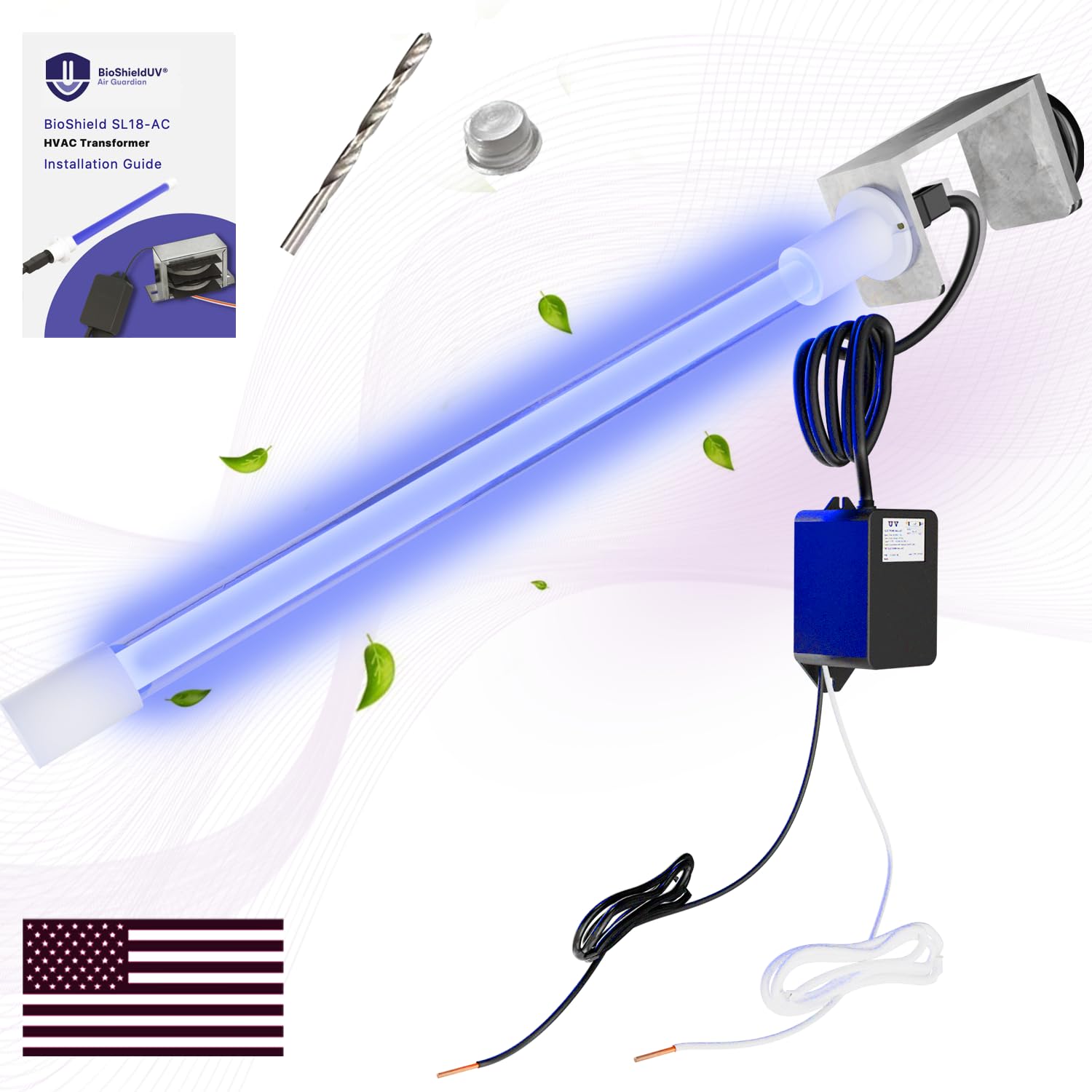Foto 2 pulgar | Purificador De Aire Con Luz Uv Bioshielduv  18w 24v Para Sistema Hvac - Venta Internacional.