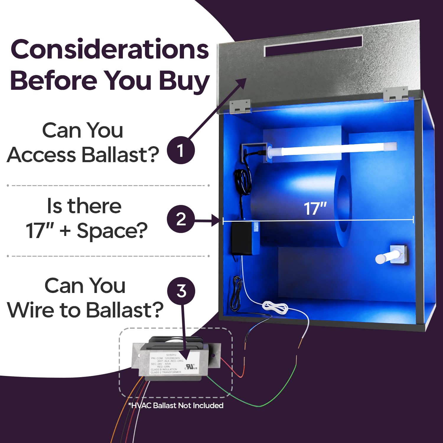 Foto 4 | Purificador De Aire Con Luz Uv Bioshielduv  18w 24v Para Sistema Hvac - Venta Internacional.