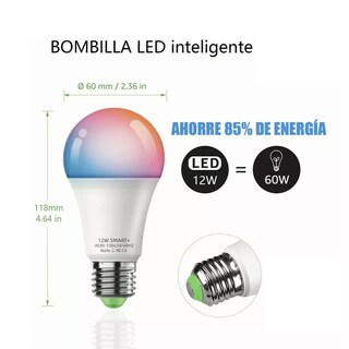 Foto 2 | 2 Focos Inteligentes Eo Safe Imports Esi-5232 color Blanco Wifi Bombilla Alexa Google Siri