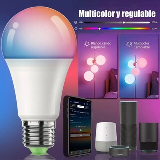 Foto 3 | 2 Focos Inteligentes Eo Safe Imports Esi-5232 color Blanco Wifi Bombilla Alexa Google Siri