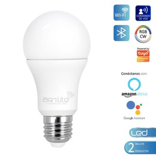 Foto 3 | Paquete De Focos Led Smart Wifi 10w Rgb Cw