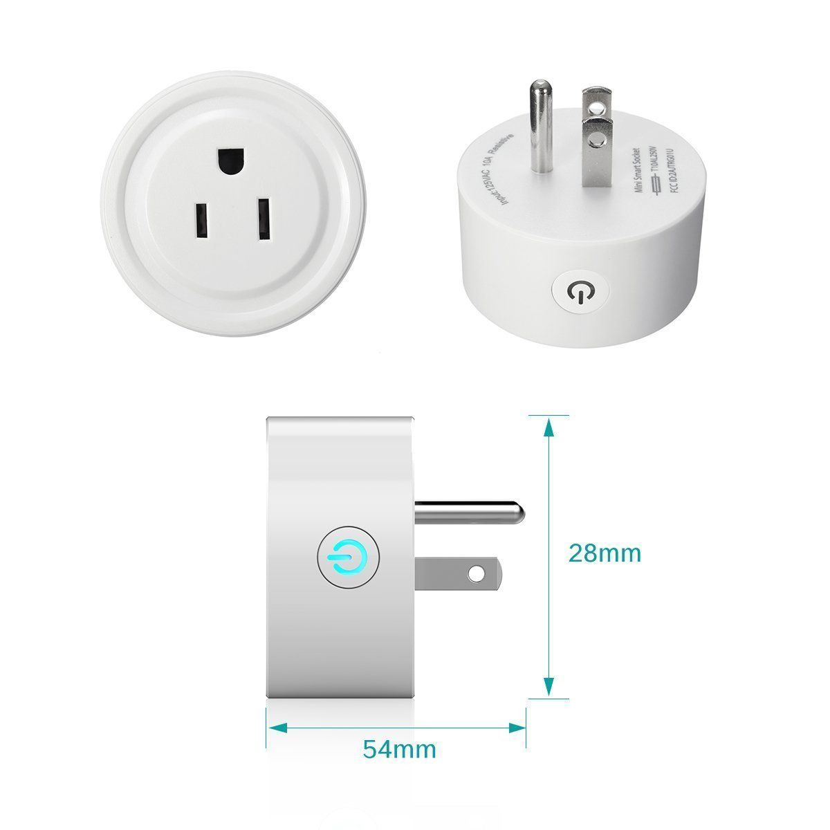 Foto 4 | Contacto Inteligente Ele-gate Ch69 color Blanco