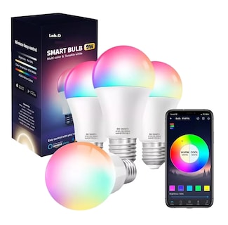 Foto 1 | 4 Focos Led Inteligente Rgbcw Wifi 9w Ajustable Multicolor