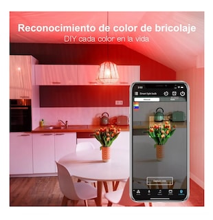 Foto 4 | 4 Focos Led Inteligente Rgbcw Wifi 9w Ajustable Multicolor