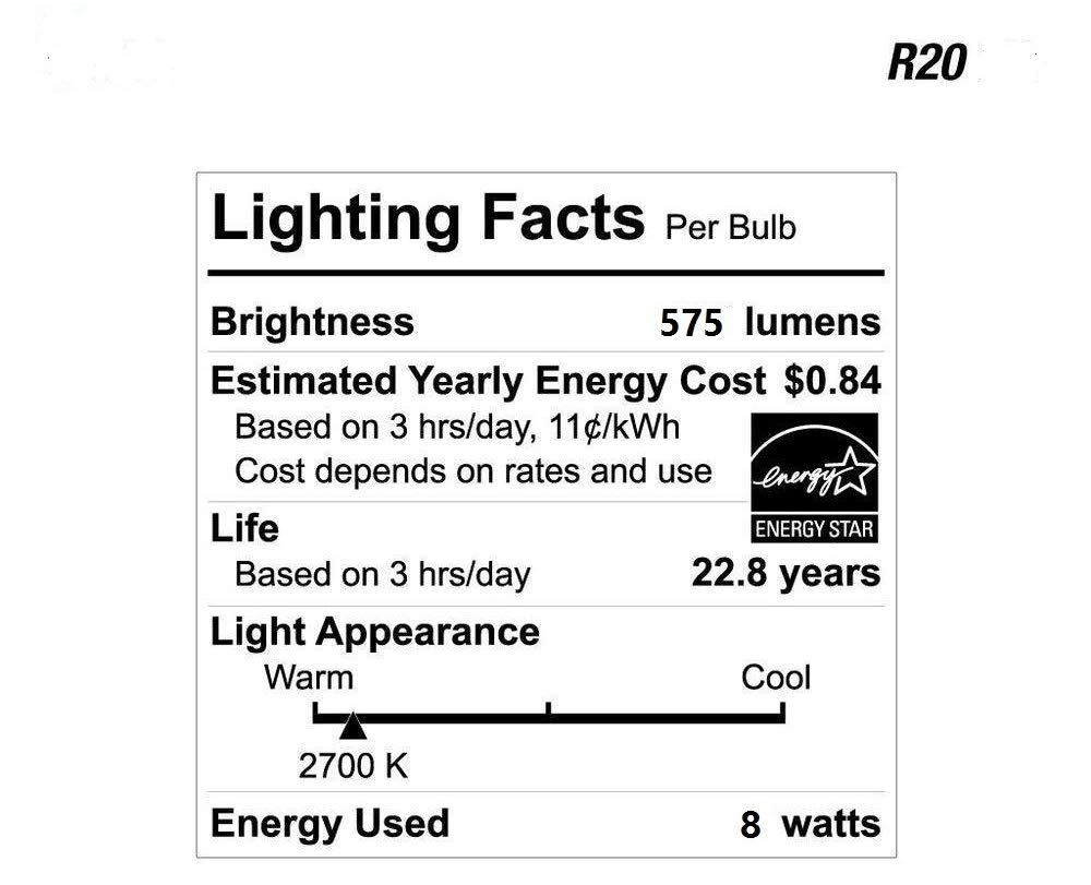 Foto 4 pulgar | Bombilla Led Ecosmart Br20 (paquete De 3)  Color Blanco Suave  8 W (equivalente A 50 W) - Venta Internacional.