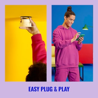 Foto 4 | Downlight Wiz Connected 6 Pulgadas Color Delgado 2200k-6500k Paquete 4 - Venta Internacional.