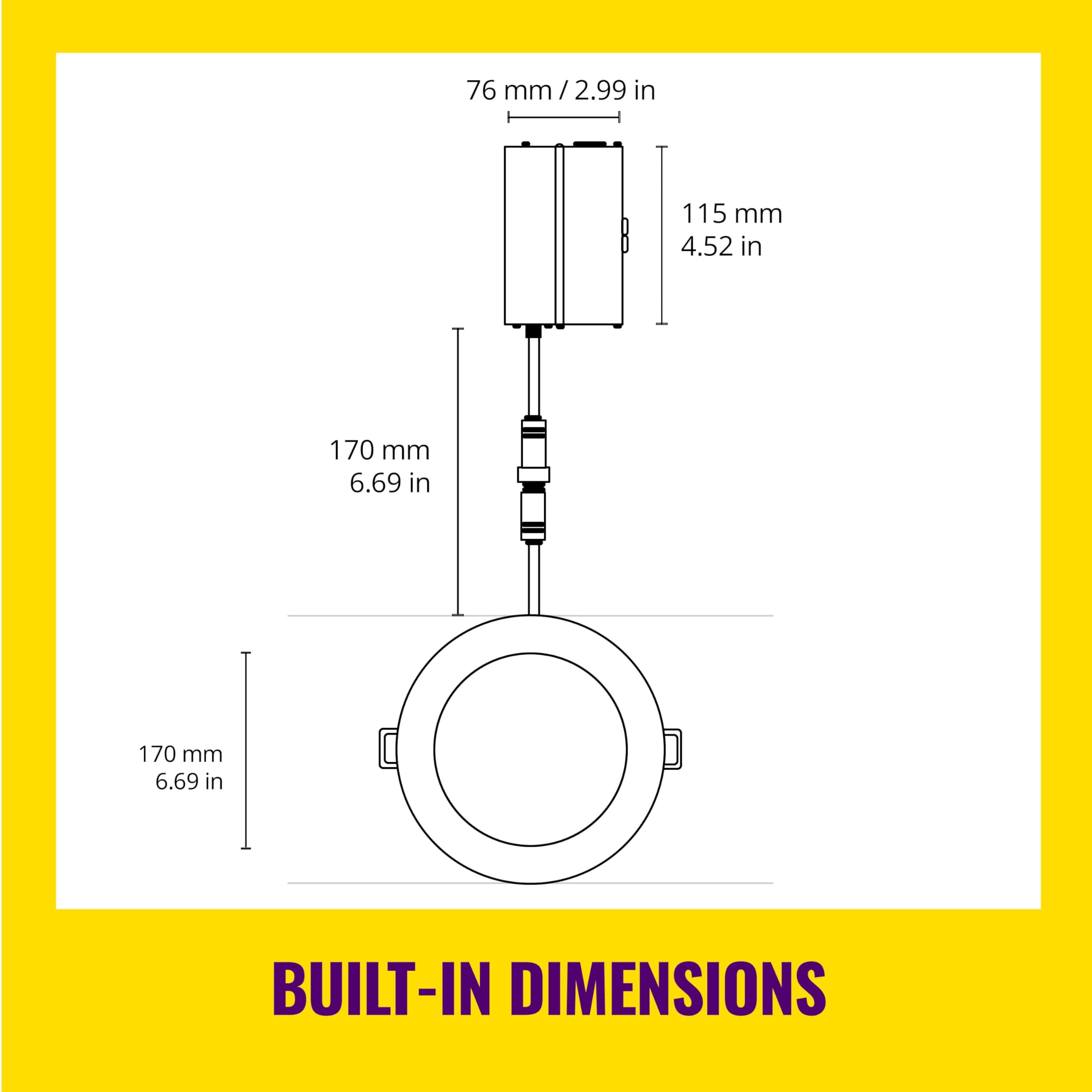 Foto 8 pulgar | Downlight Wiz Connected  6 Pulgadas  Color Delgado  2200k-6500k  Paquete 4 - Venta Internacional.