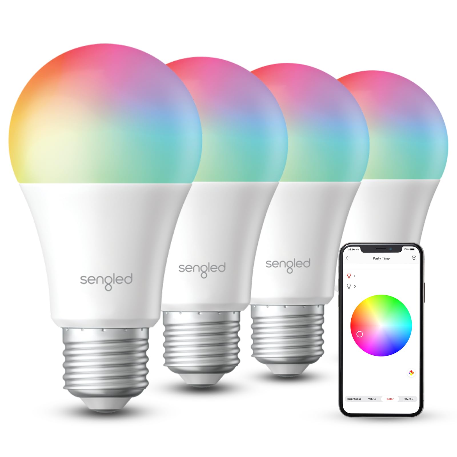 Bombillas Inteligentes Sengled Led Rgbw De Modo Dual  60 W  2700 K-6500 K - Venta Internacional.
