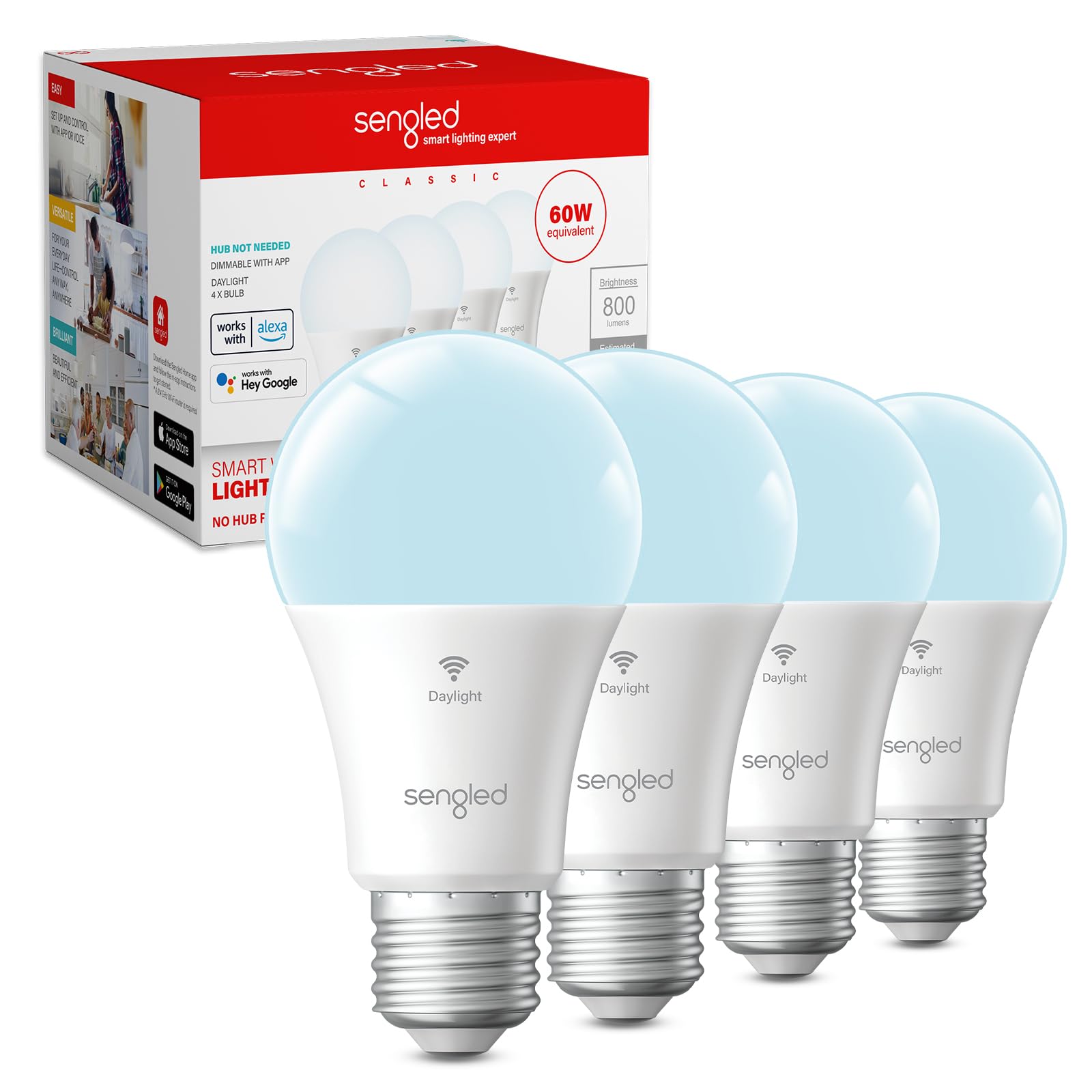 Foto 2 pulgar | Bombillas Inteligentes Sengled G2 Compatibles Con Alexa Google  Paquete De 4 - Venta Internacional.