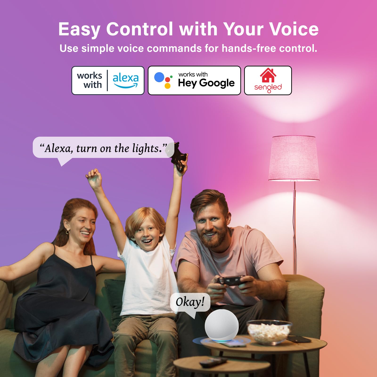 Foto 3 pulgar | Bombillas Inteligentes Sengled G2 Compatibles Con Alexa Google  Paquete De 4 - Venta Internacional.