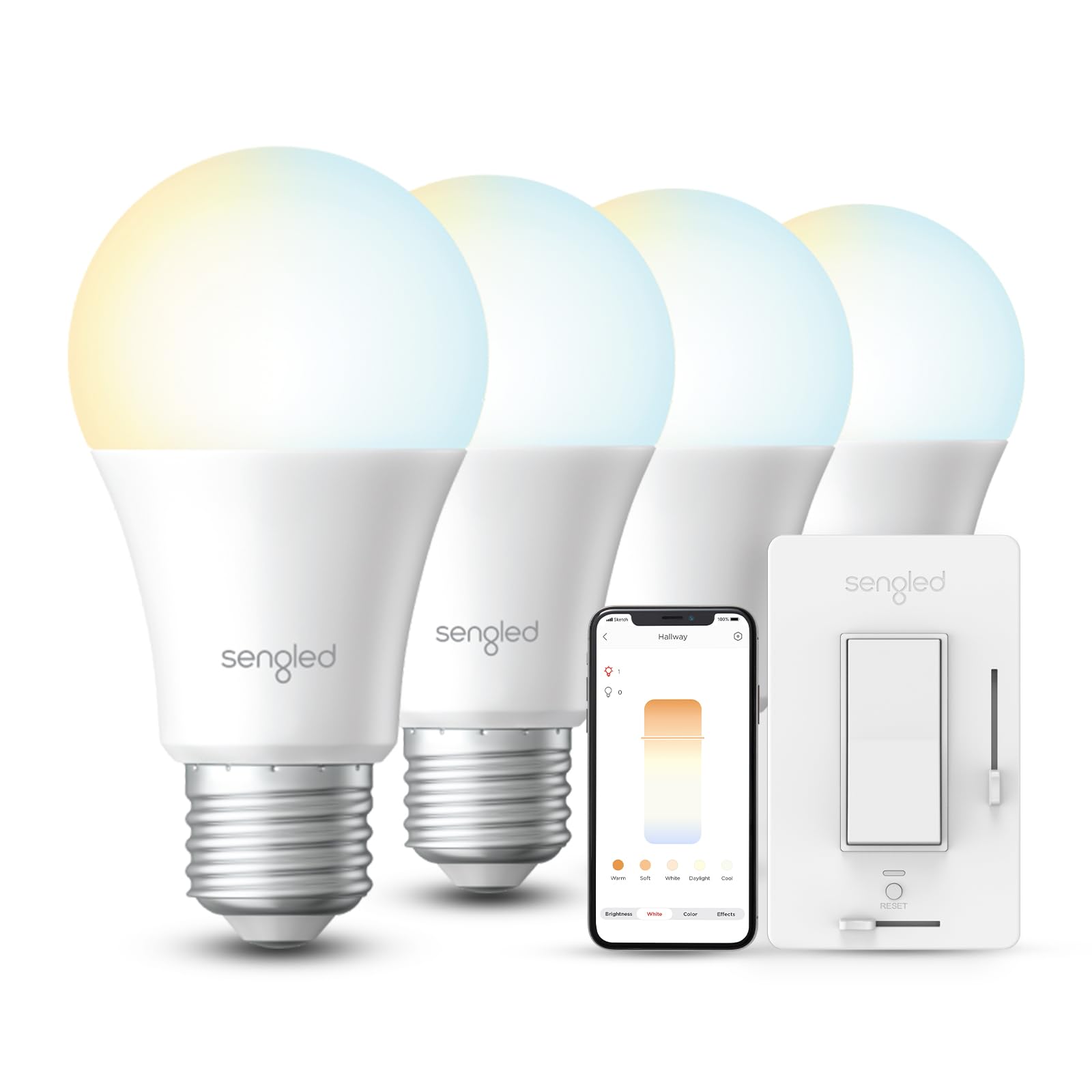 Foto 2 pulgar | Bombillas Inteligentes Sengled De Modo Dual  60 W  A19  Paquete De 4  Con Interruptor - Venta Internacional.