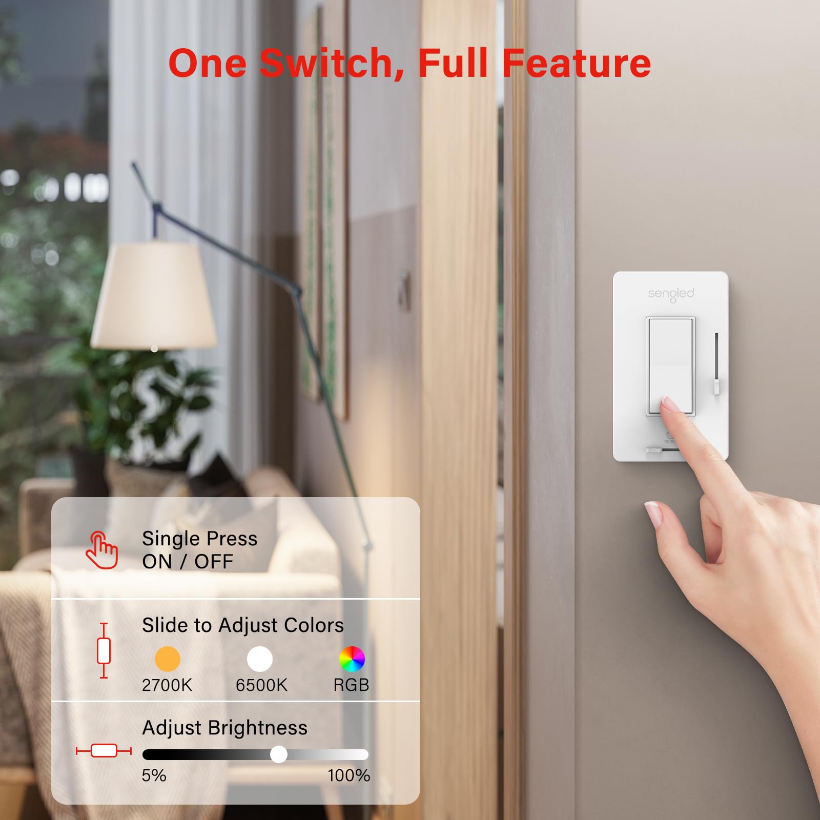 Foto 4 pulgar | Bombillas Inteligentes Sengled De Modo Dual  60 W  A19  Paquete De 4  Con Interruptor - Venta Internacional.