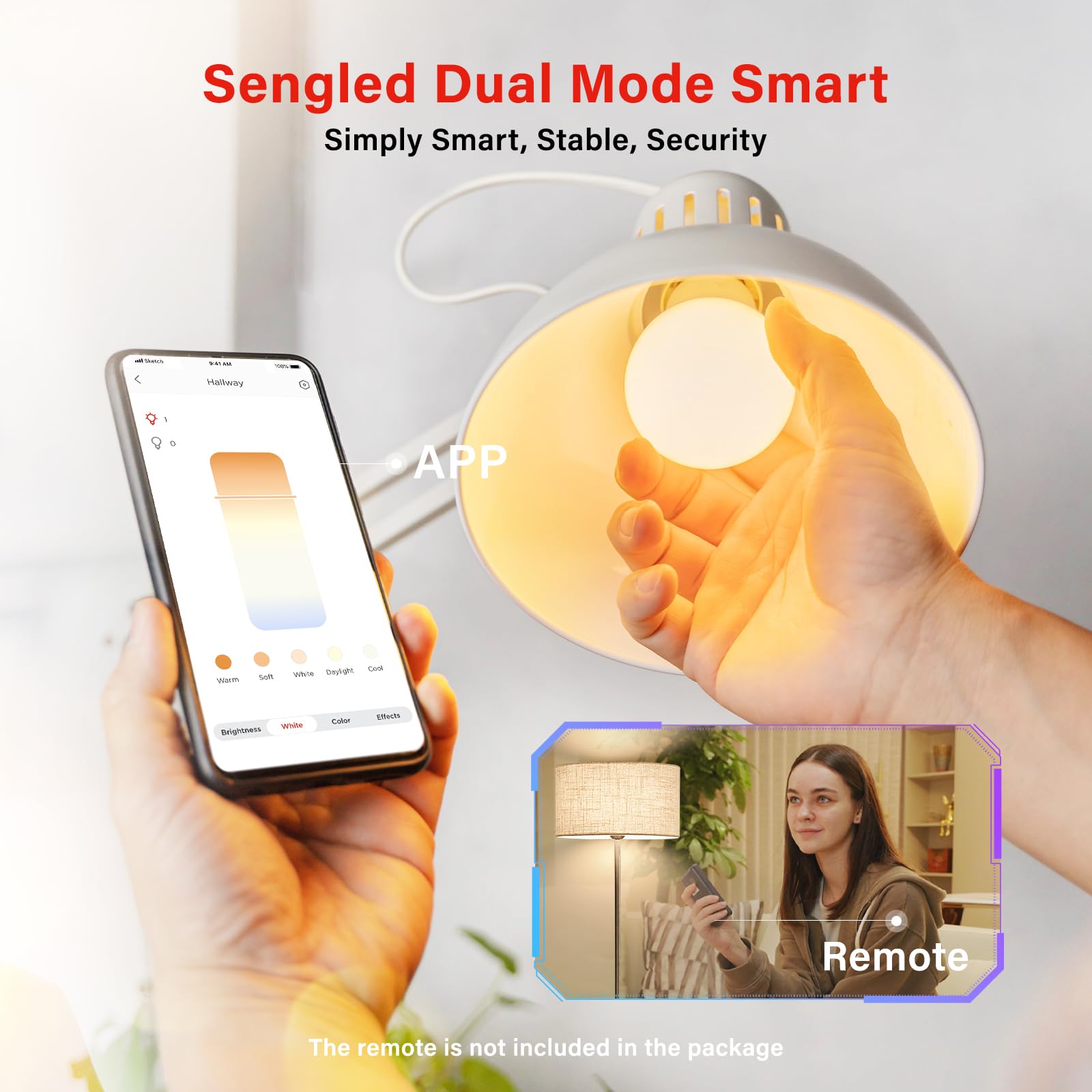 Foto 5 pulgar | Bombillas Inteligentes Sengled De Modo Dual  60 W  A19  Paquete De 4  Con Interruptor - Venta Internacional.