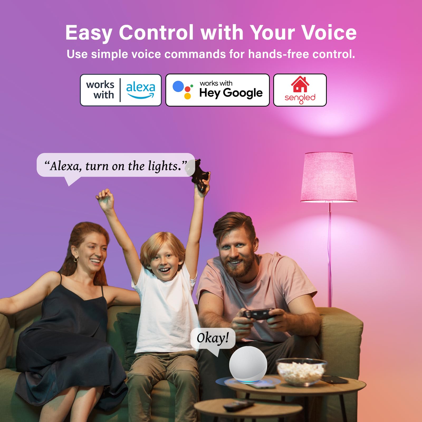 Foto 3 pulgar | Bombillas Inteligentes Sengled G2  Wi-fi  Bluetooth  Paquete De 4  800 Lúmenes - Venta Internacional.