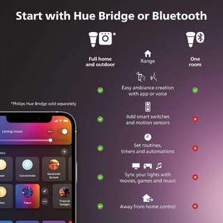 Foto 3 | Bombilla Led Philips Hue Smart De 60 W Filamento G25 550 Lm 1 Paquete - Venta Internacional.