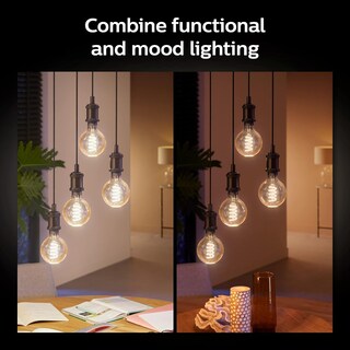 Foto 5 | Bombilla Led Philips Hue Smart De 60 W Filamento G25 550 Lm E26 1 Paquete - Venta Internacional.