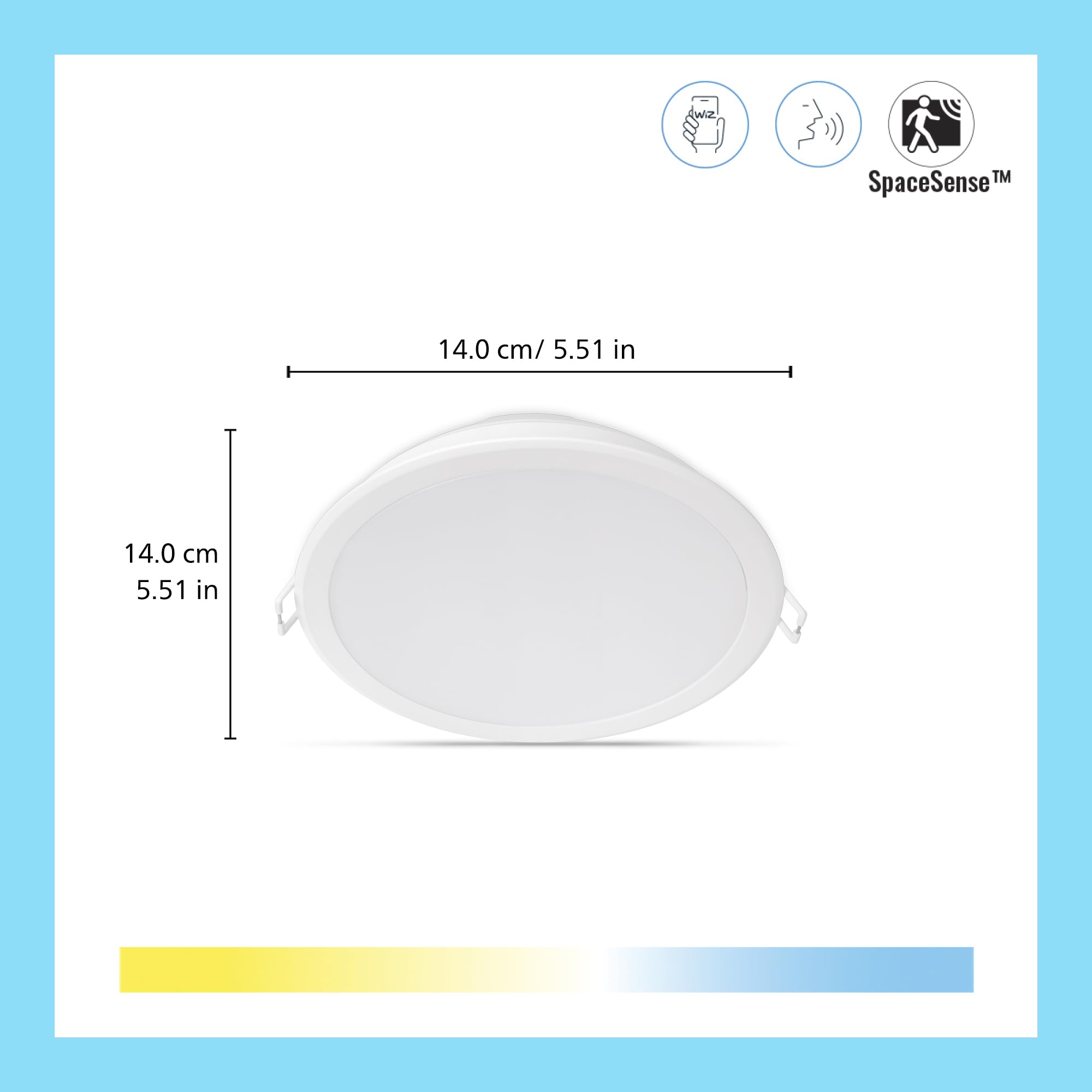 Foto 4 pulgar | Downlight Wiz Connected Smart Retrofit  6 Pulgadas  Paquete De 6 - Venta Internacional.