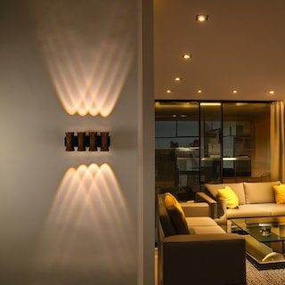 Foto 3 | Pack de 2 Arbotantes Led de 4 Luces C/U