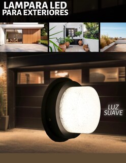 Foto 2 | Lámpara de Exterior Iluminación Luz Vic Led