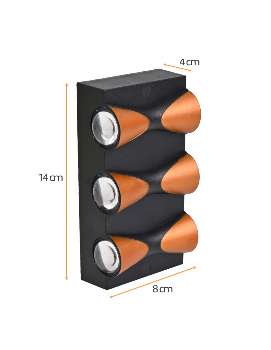 Foto 3 pulgar | Pack de 2 Arbotantes Athena de 3 Luces C/U