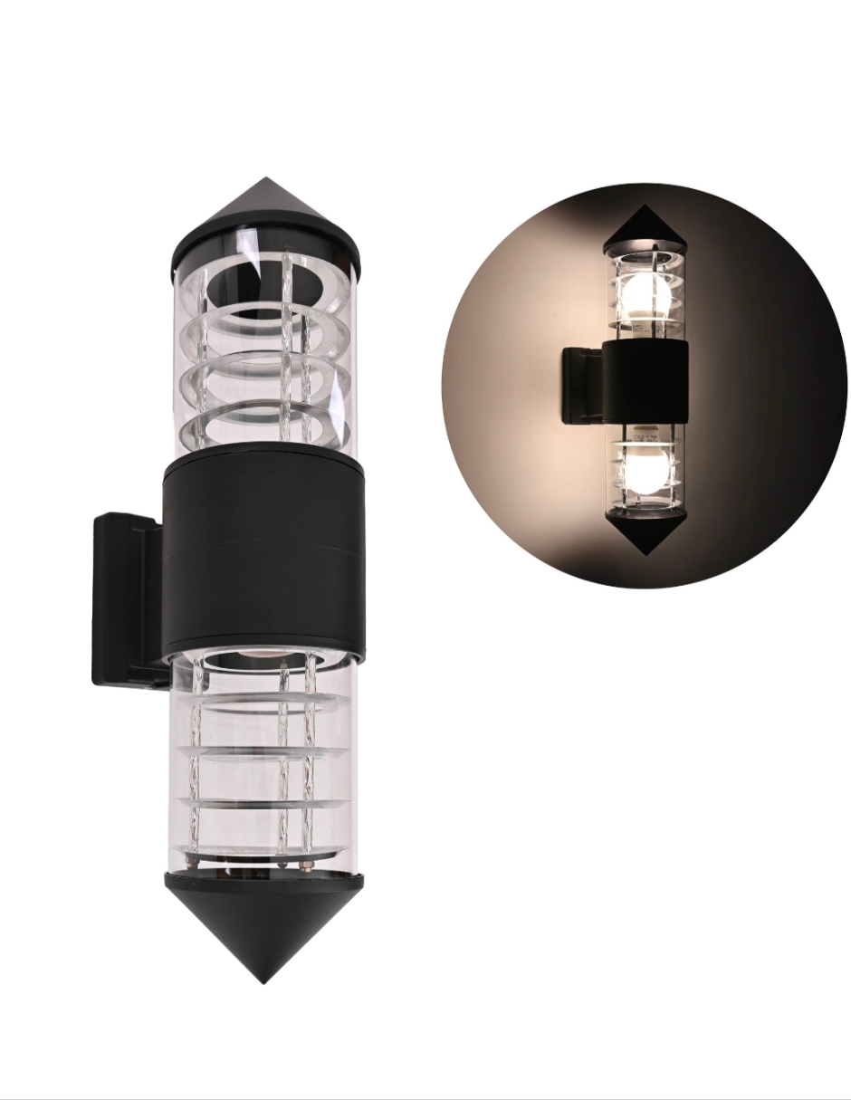 Foto 1 | Lampara Arbotante De 2 Luces Led Exterior Triangular