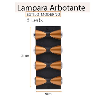 Foto 2 | Pack de 2 Arbotantes Iluminación Luz Vic Athena 4 Luces C/U