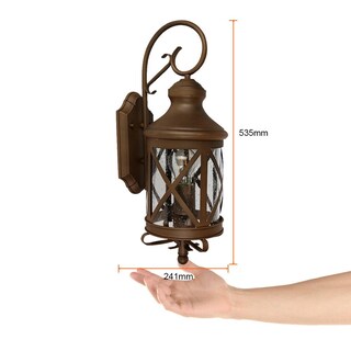 Foto 4 | Farol De Exterior Roma Tecnolite Para Sobreponer 26w Base E27