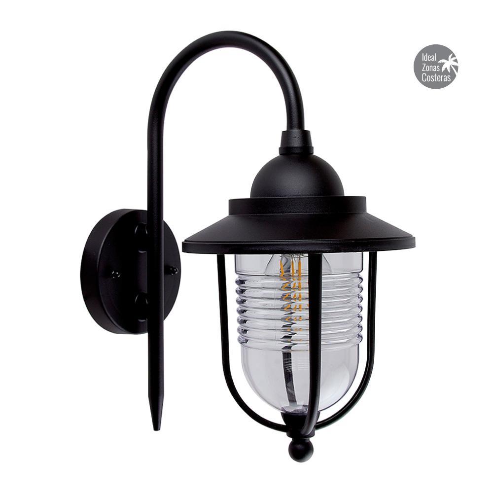 Farol De Exterior Bixa Tecnolite Para Sobreponer 20w Base E27 Negro