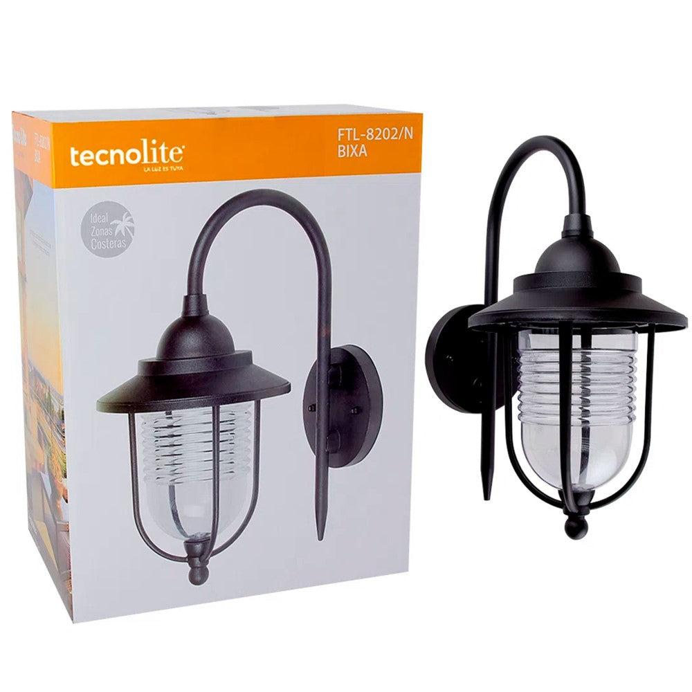 Foto 3 | Farol De Exterior Bixa Tecnolite Para Sobreponer 20w Base E27 Negro