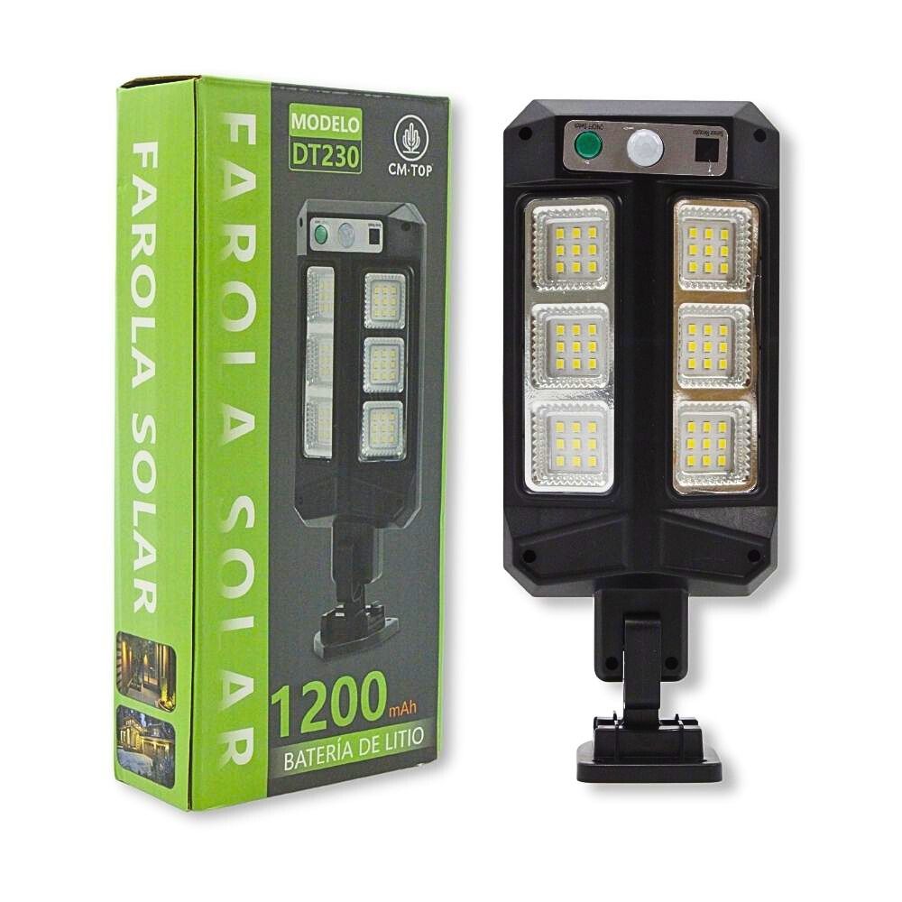 Foto 8 pulgar | Lámpara Farola Solar Impermeable Con Control Remoto Luz De Inducción Para Exteriores